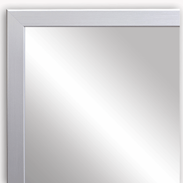110BCM - Brushed Chrome Mirror Frame - Image 2