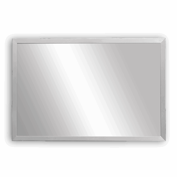 110BCM - Brushed Chrome Mirror Frame - Image 3