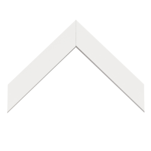 110W - Pure White Mirror Frame