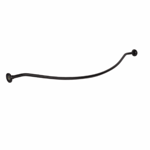 5' Curved Shower Rod Set with Concealed Screw Flange