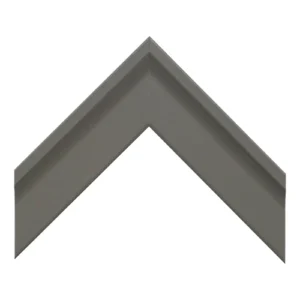 381CH - Dark Gray Mirror Frame