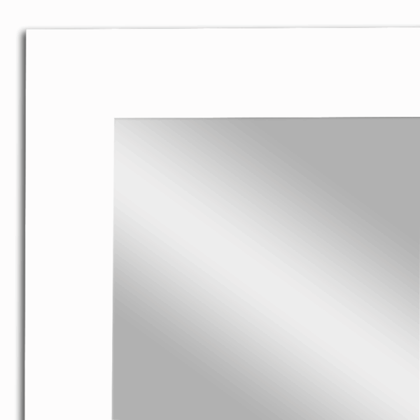 400W - White Mirror Frame - Image 3