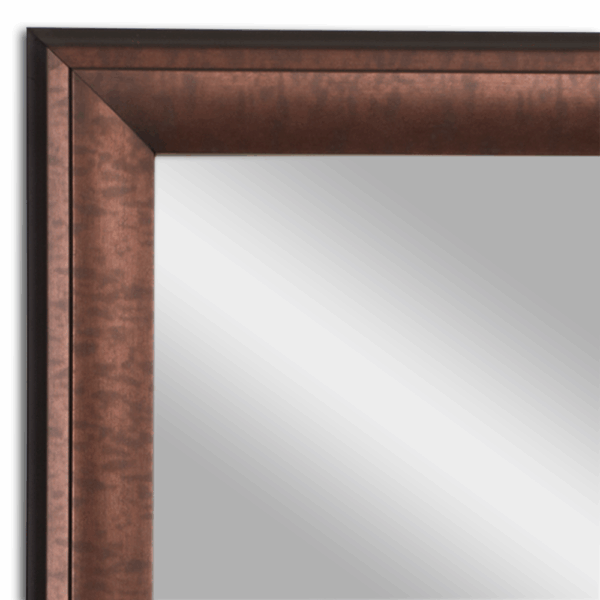 450B - Antique Bronze Mirror Frame - Image 3