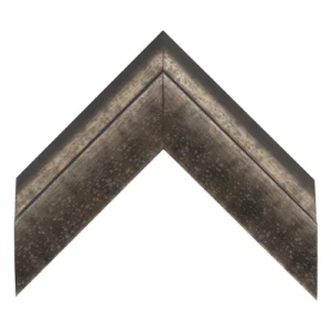 450CH - Antique Pewter Mirror Frame