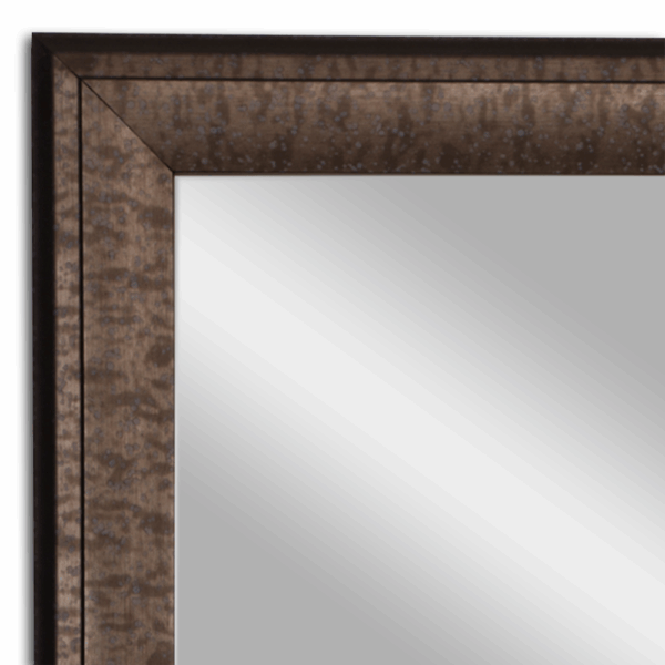 450CH - Antique Pewter Mirror Frame - Image 3