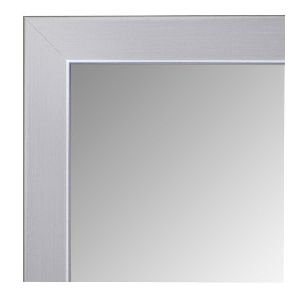 510BS - Brushed Silver Mirror Frame - Image 3