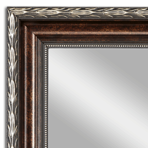 600B - Venetian Bronze Mirror Frame - Image 3