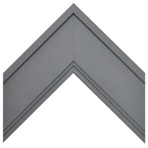 670CH - Dark Gray Mirror Frame