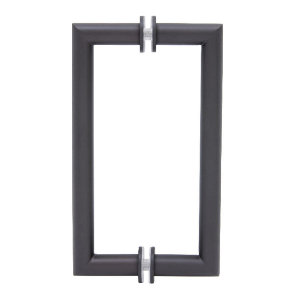 CRL MT Series Round Tubing Mitered Corner Back-to-Back Pull Handle