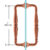 Antique Brushed Copper